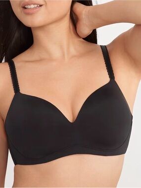NWT Bare Necessities Bare Wire-Free Smoothing Bra 38G Black